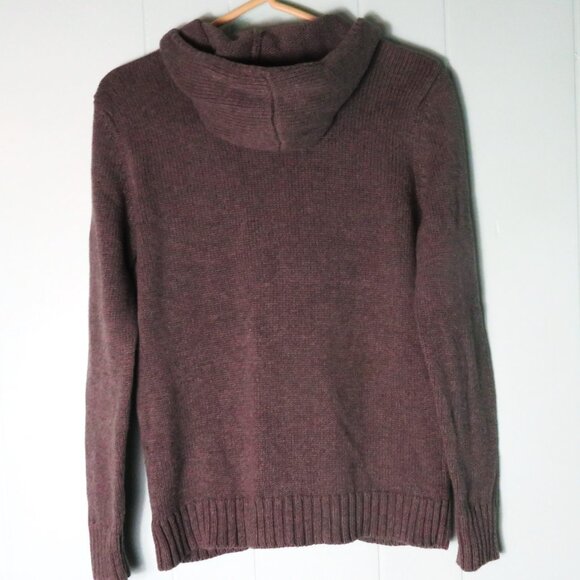 Ann Taylor LOFT Hooded Cardigan LS Sweater Zip Up Size XS - Picture 2 of 5
